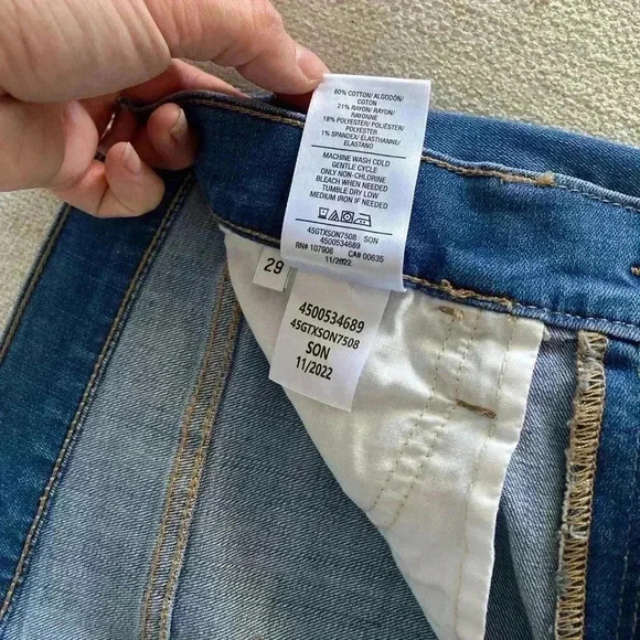 NWOT Hudson Blair High Rise Distressed Super Skinny Ankle Size 29 - Picture 4 of 12